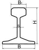 Рельсы узкой колеи Р24 износ 1 мм, длина немерная от 6 до 7,8 м