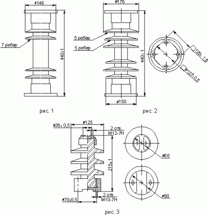 Опорно-стержневые изоляторы С4-195, С4-80